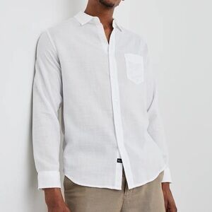 Rails white button down